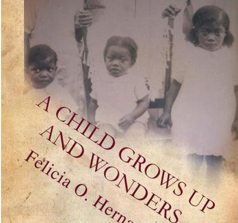 Capa do livro a child grows up and wonders